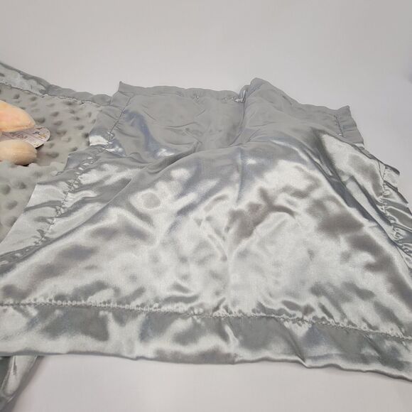 Lot 2 Harry Potter Dobby Plush Loveys Baby Security Blankets Toy Gray Satin Trim - Picture 6 of 9